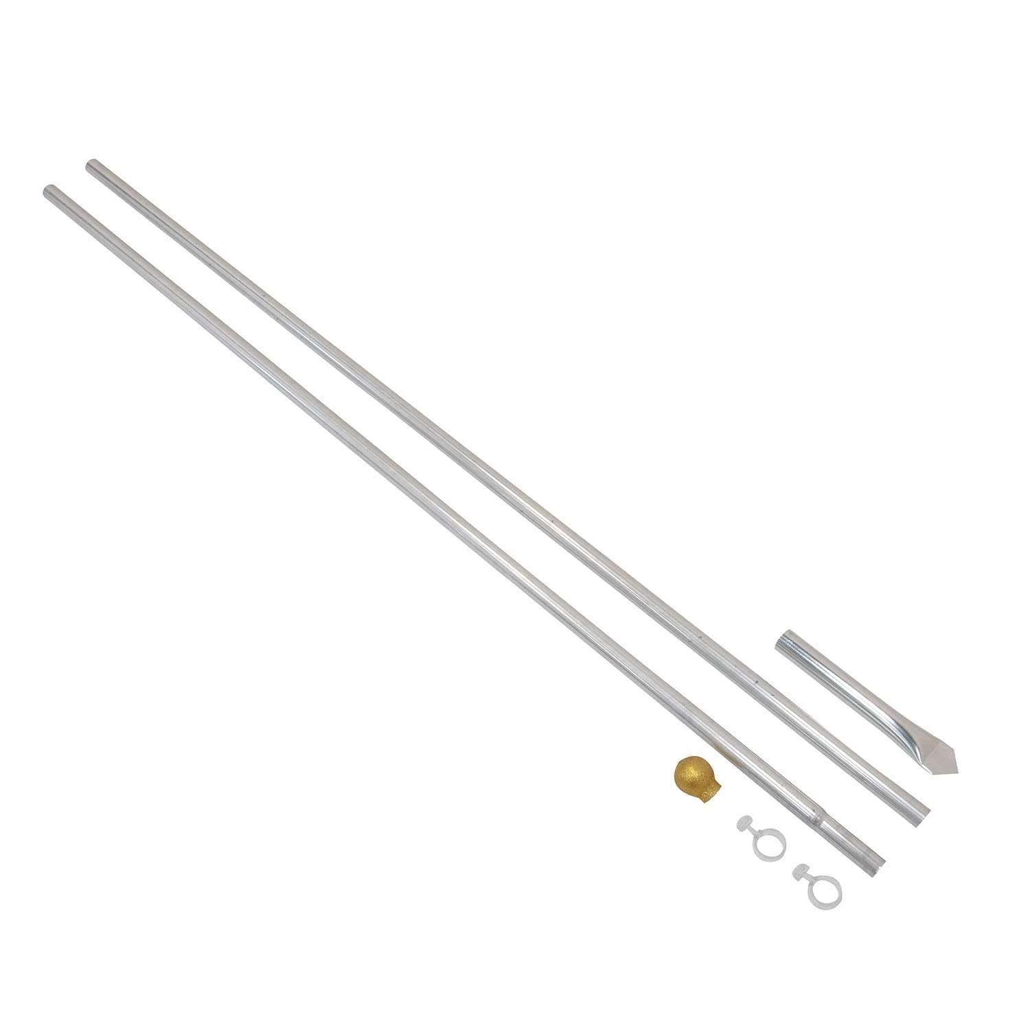 10' Swedge Flagpole and Stake