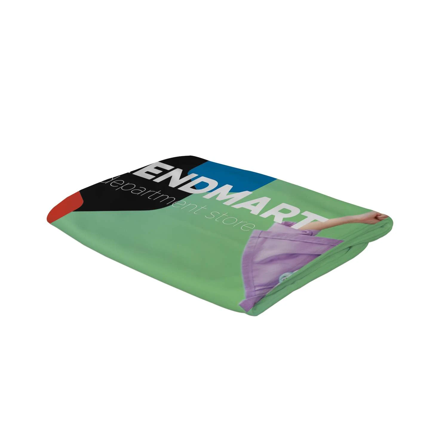 6' Curved Splash Tabletop Display Face Graphic Panel (Recycled Polyester)