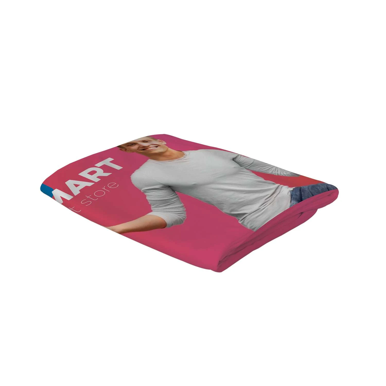 6' Curved Splash Tabletop Display Wrap Graphic Panel (Block-Out Fabric)