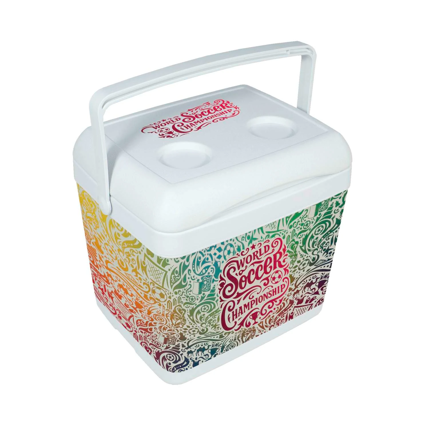 15L Grab-N-Go Cooler, Wrap Graphic with Lid Imprint