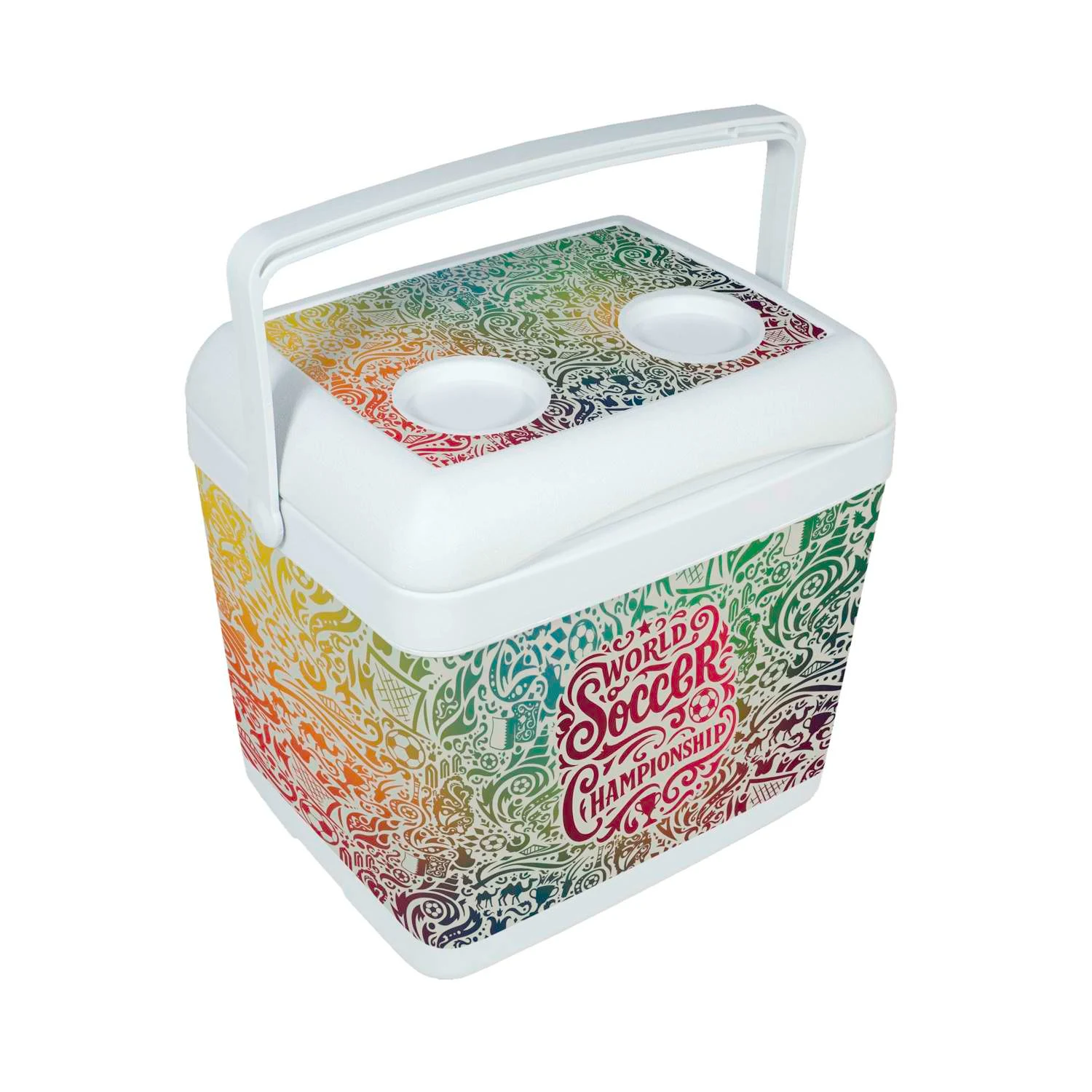 15L Grab-N-Go Cooler, Wrap Graphic with Lid Decal