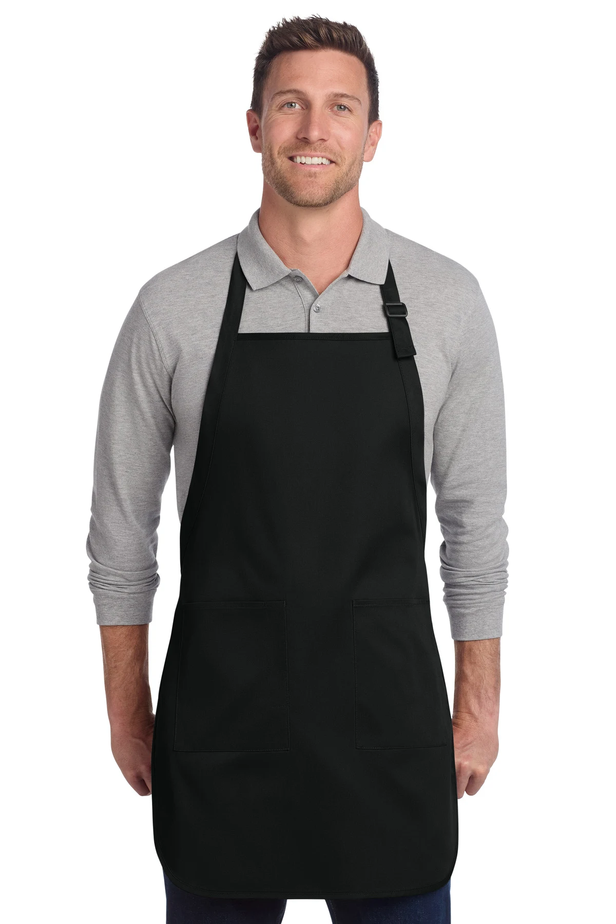 Port Authority Full-Length Two-Pocket Bib Apron