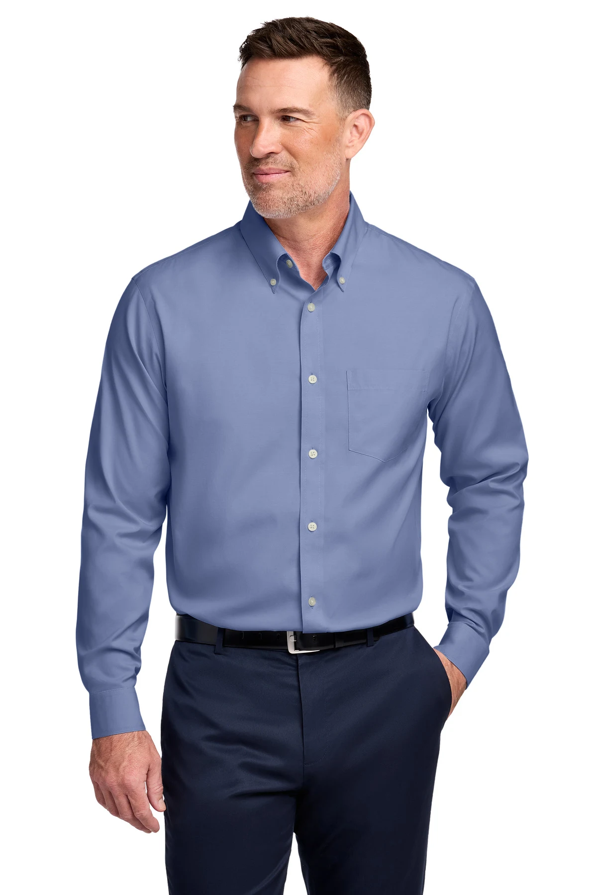 Brooks Brothers Wrinkle-Free Stretch Pinpoint Shirt