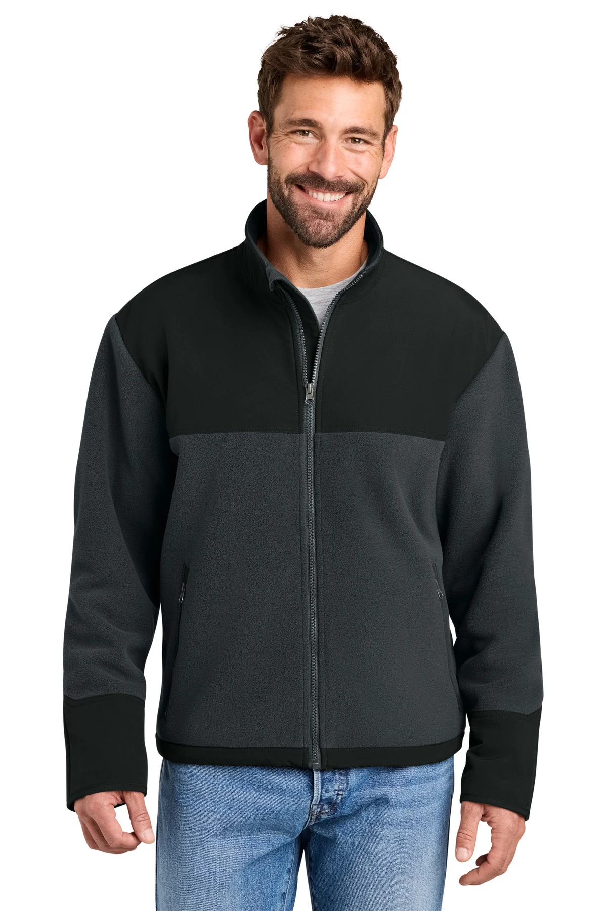 CornerStone Fleece Overlay Jacket