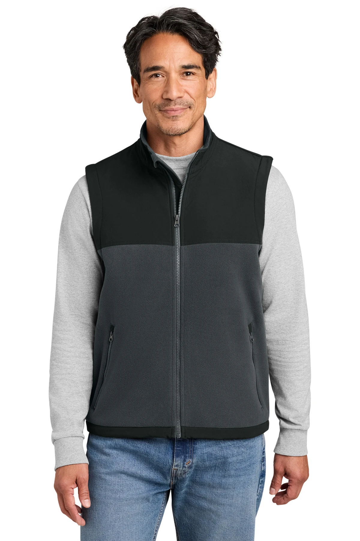 CornerStone Fleece Overlay Vest