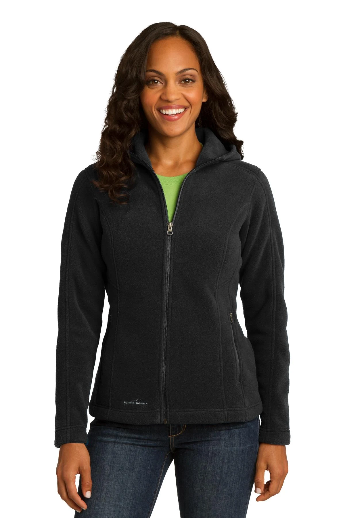 Eddie Bauer Ladies Hooded Full-Zip Fleece Jacket