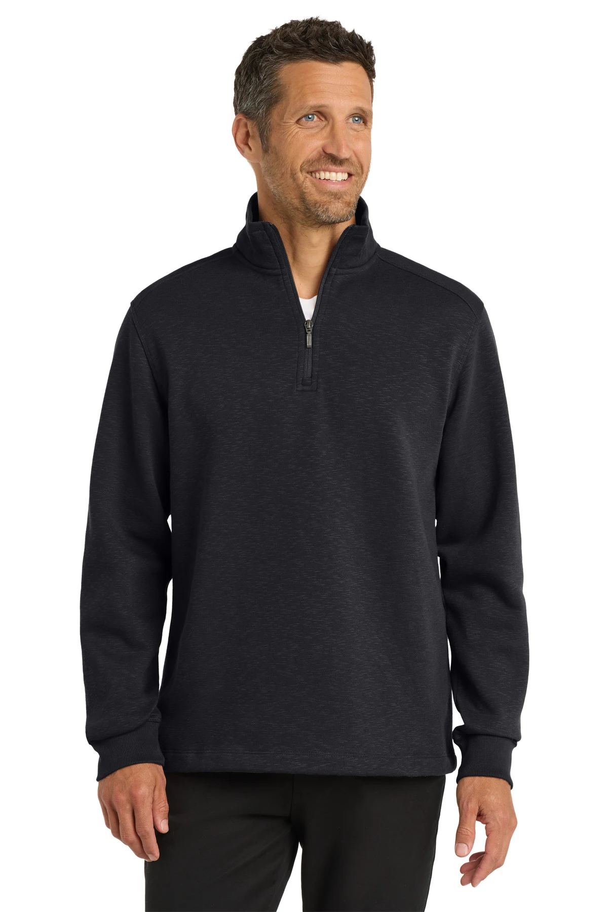 Port Authority Slub Fleece 1/4-Zip Pullover