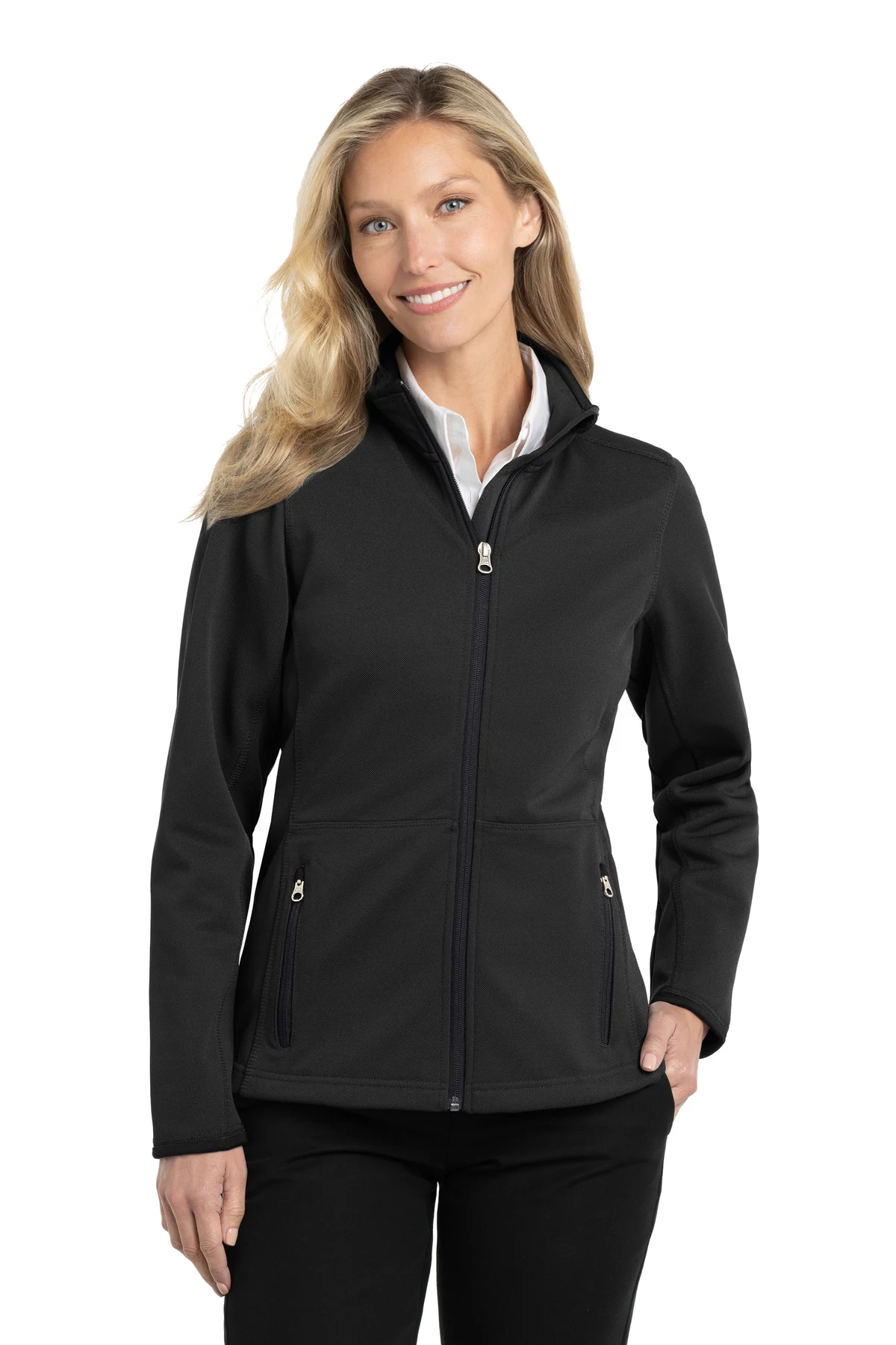 Port Authority Women's Pique Fleece Jacket