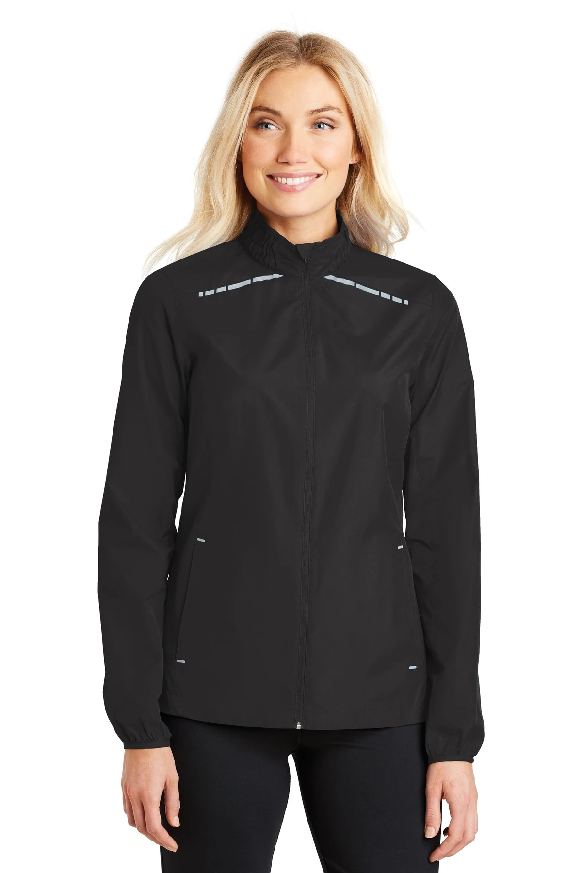 Port Authority Ladies Zephyr Reflective Hit Full-Zip Jacket