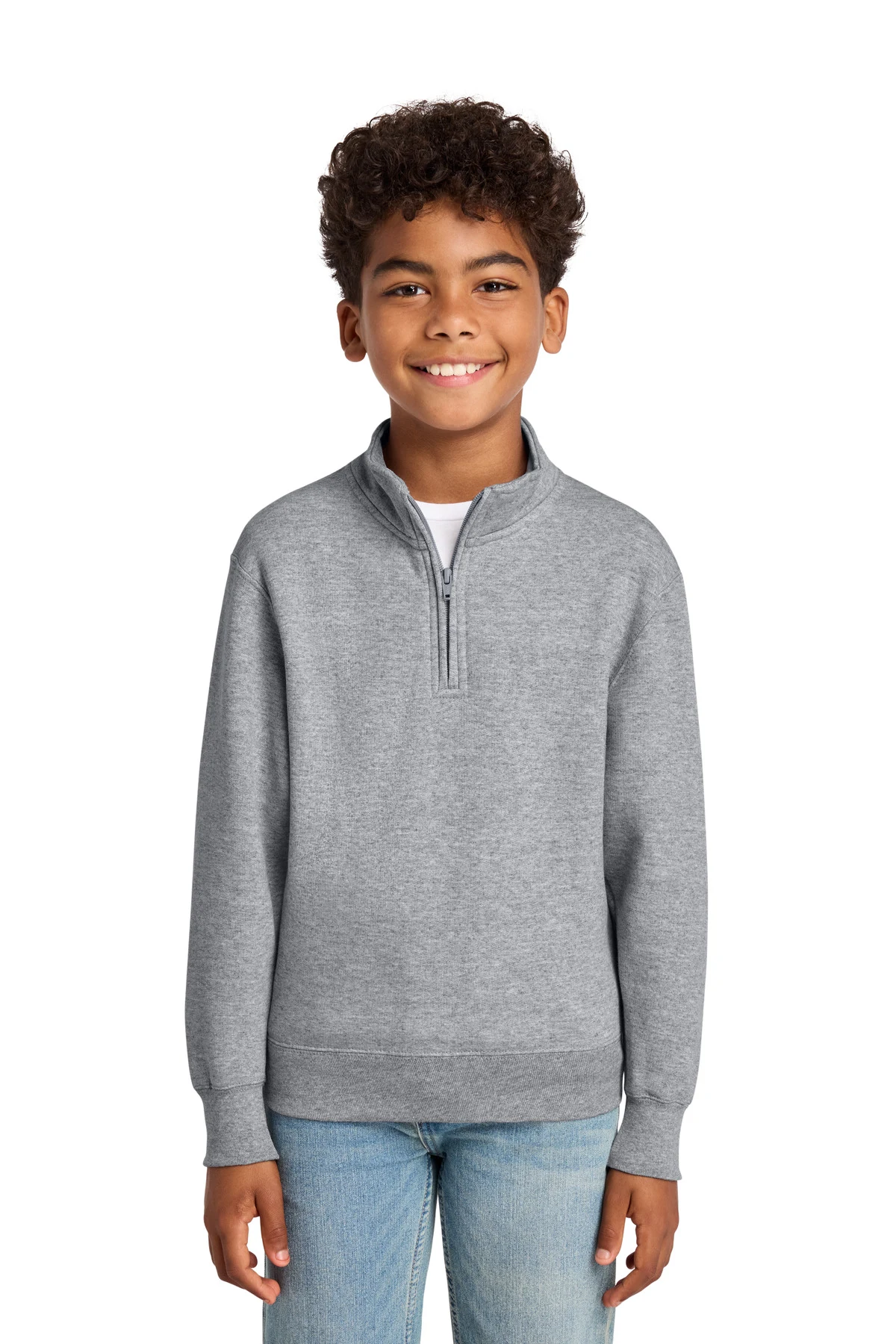 Port & Co Youth Core Fleece 1/4-Zip Pullover Sweatshirt