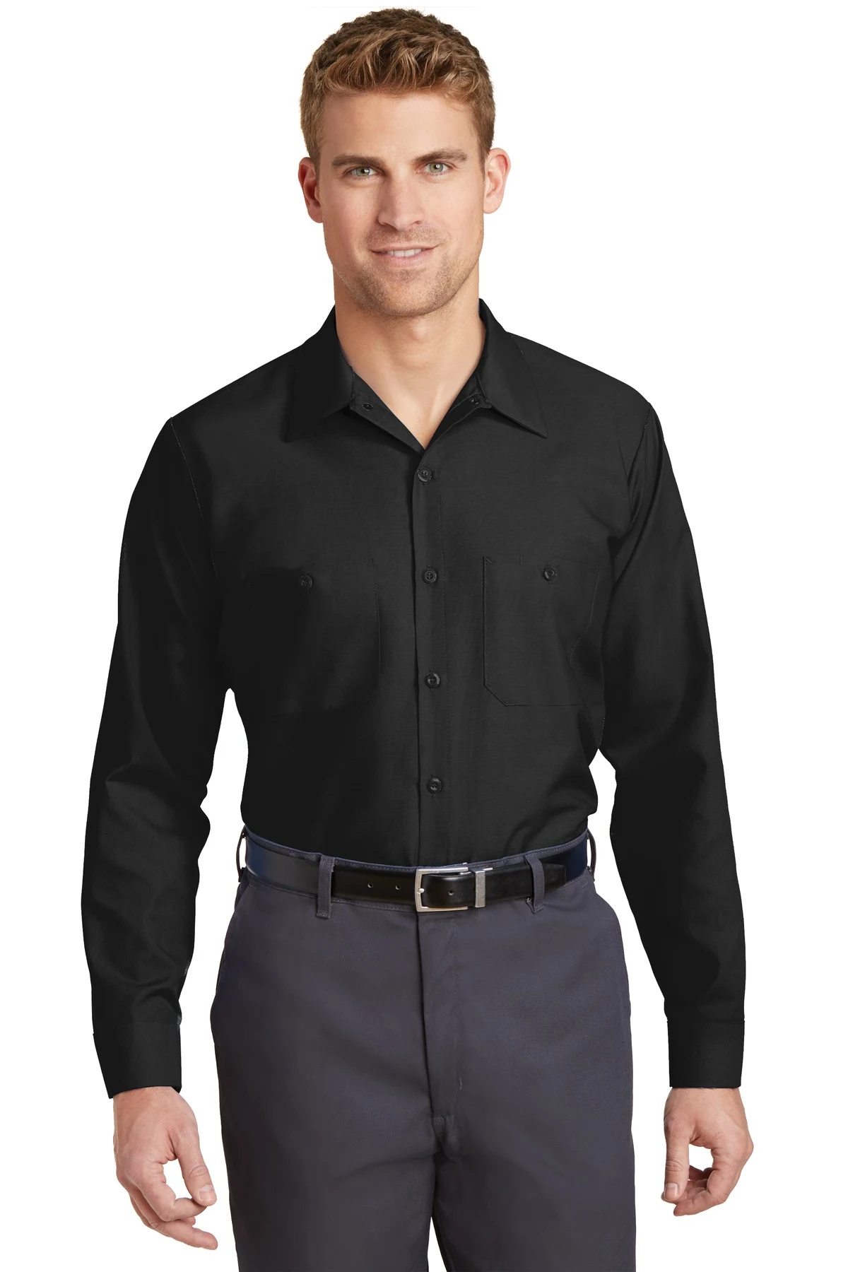 Red Kap Long Size, Long Sleeve Industrial Work Shirt