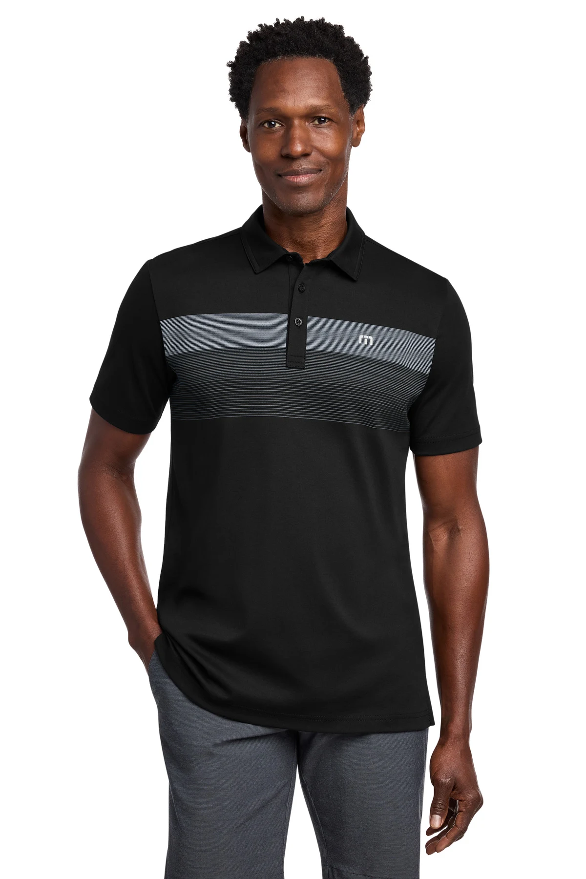TravisMathew Coastal Chest Stripe Polo