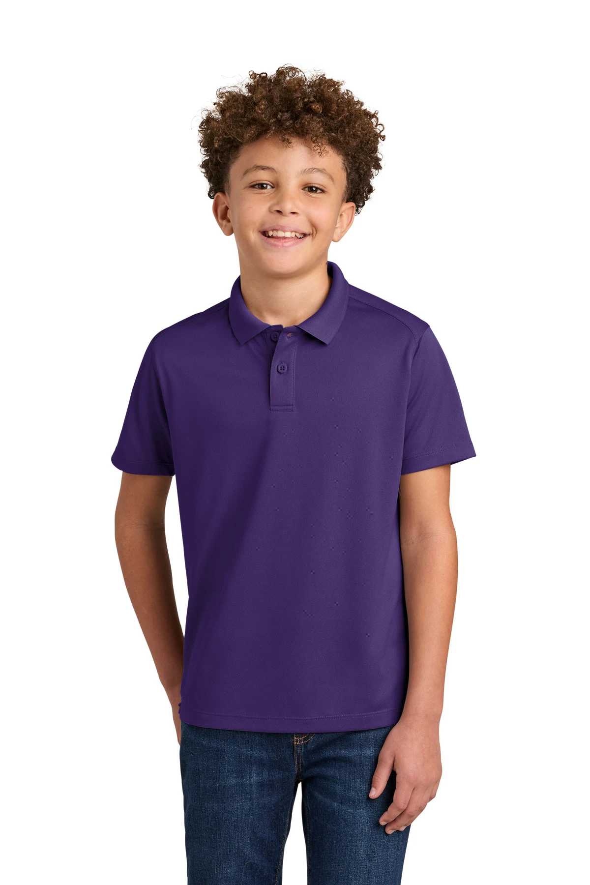 Port Authority Youth Wearever Performance Pique Polo