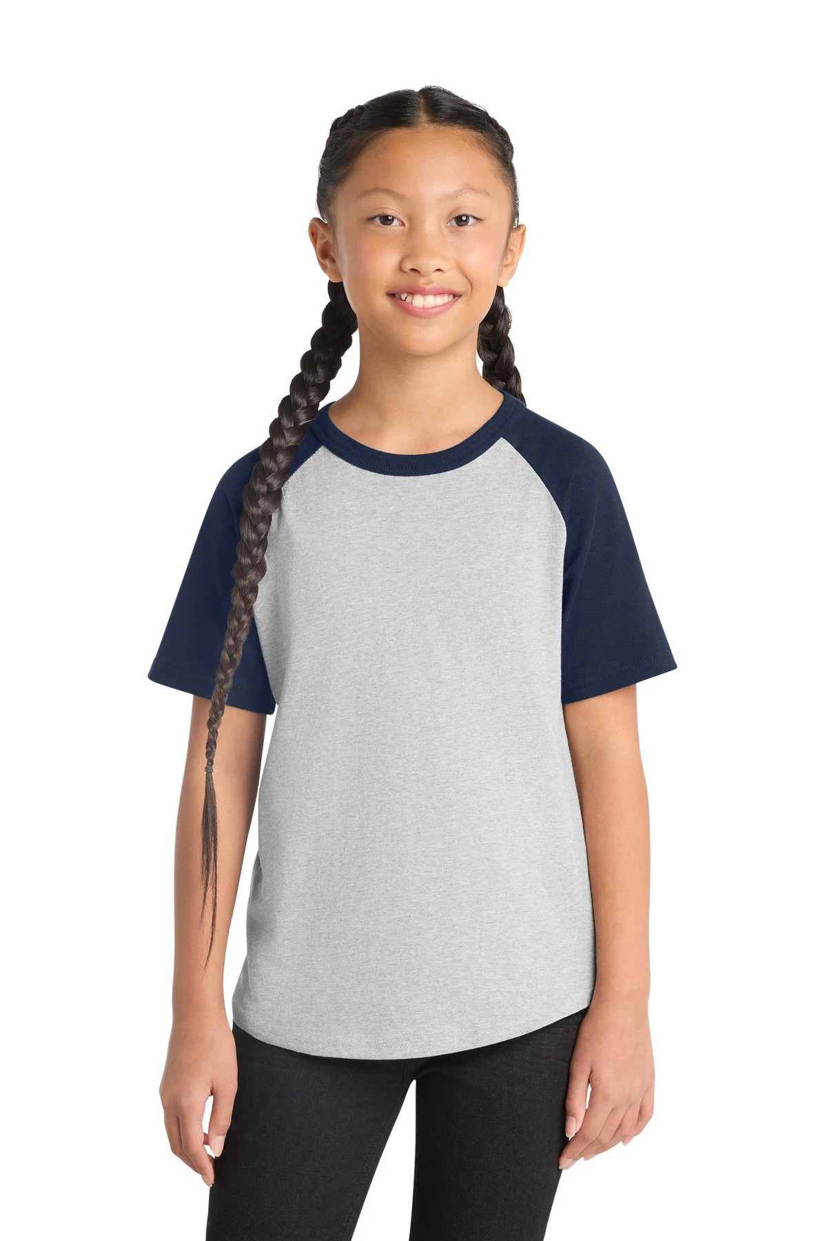 Sport-Tek Youth Short Sleeve Colorblock Raglan Jersey
