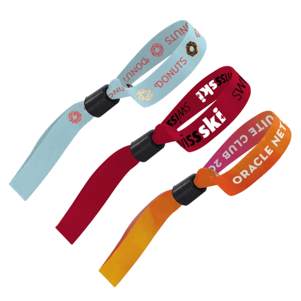 1/2" Dye-Sublimated Wristband with Locking Slider