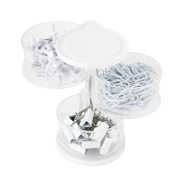 Tower of Clips and Push Pins