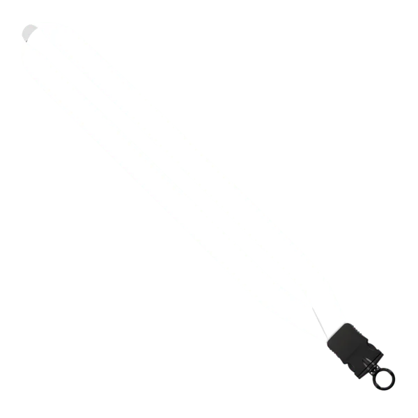 1" Dye-Sublimated Lanyard with Plastic Snap-Buckle Release and Plastic O-Ring