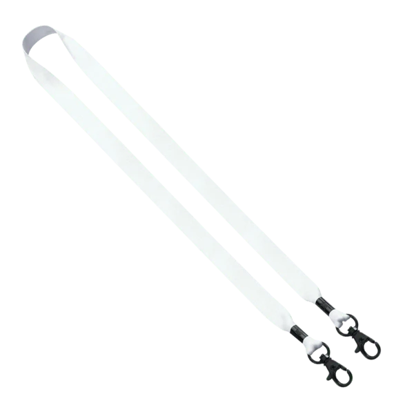3/4" Double Ended Dye-Sublimated Lanyard with Metal Crimp and Metal Lobster Claw