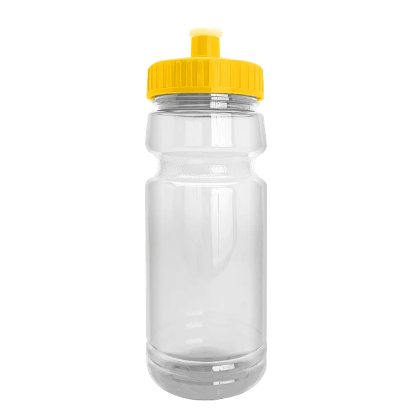 Wheely 24oz Transparent Bike Bottle w/Push-Pull Lid
