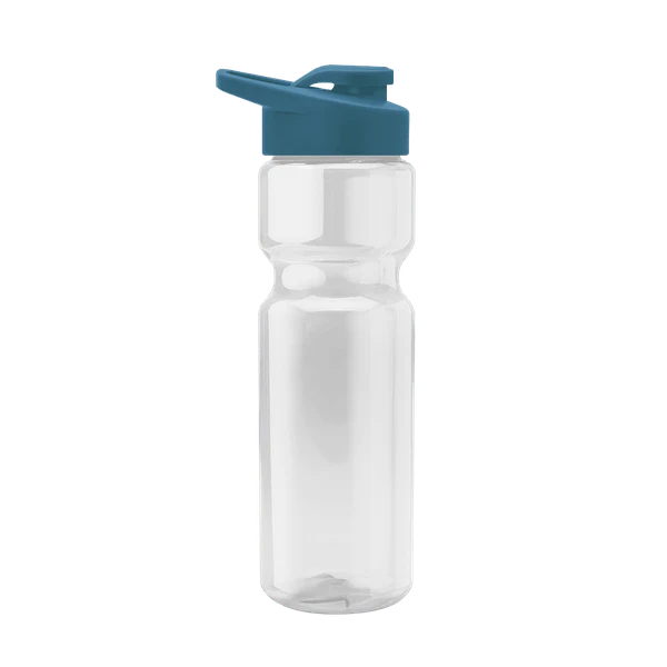 Blazer 28oz Transparent Bike Bottle w/Drink-thru Lid