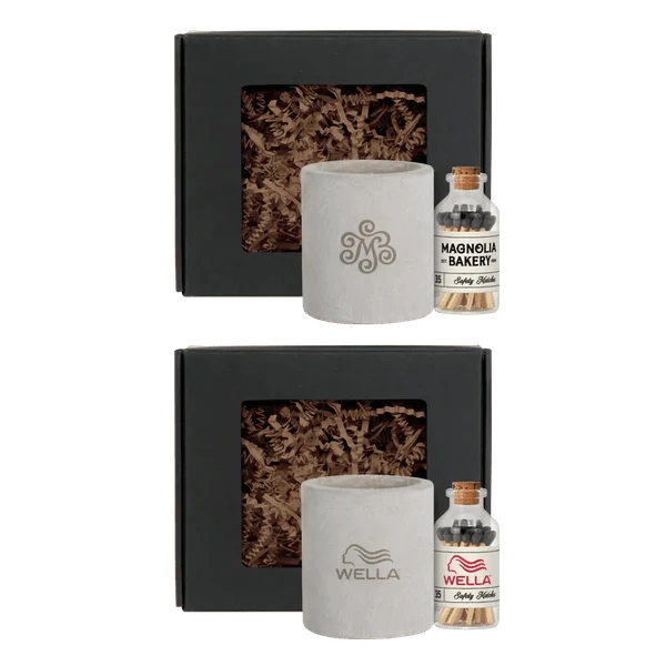 Aura 3oz Candle with Matches Set