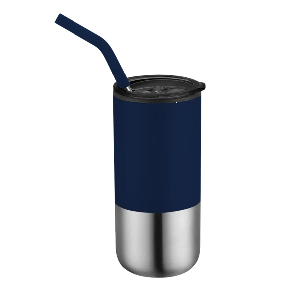 Destin 16oz Double Wall Tumbler w Straw