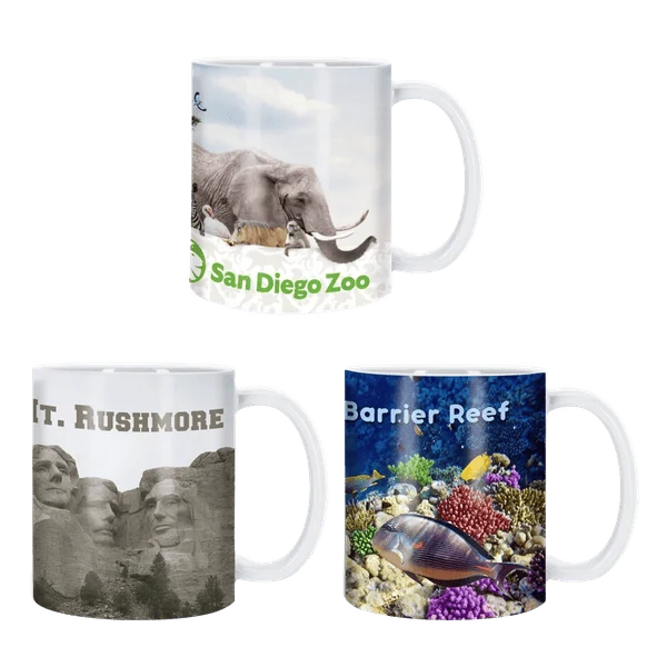 11oz Full Color Head-to-Toe Glossy Custom Photo Mug